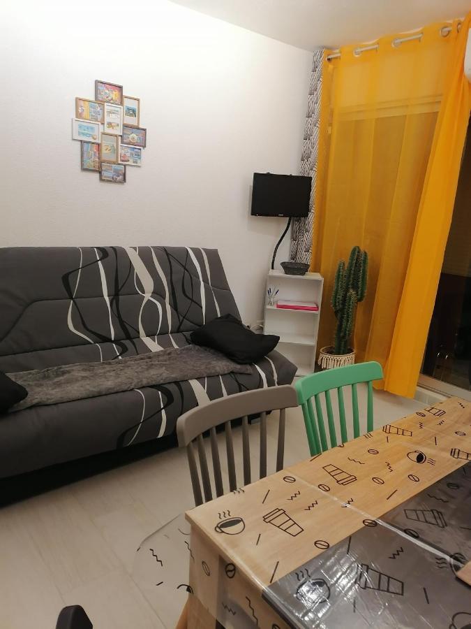Studio cabine valras plage 300m de la mer Exterior foto